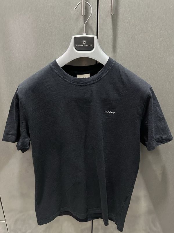 Черная мужская футболка Gant Черная мужская футболка Gant