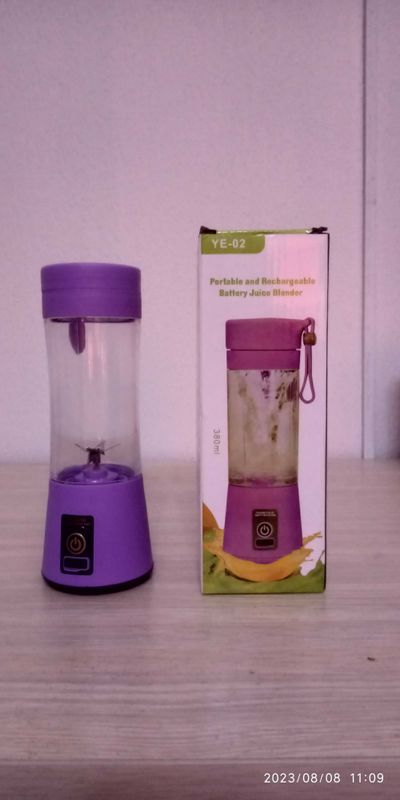 Portativ USB blender, sharbat va kokteyl tayyorlash uchun, 380 ml