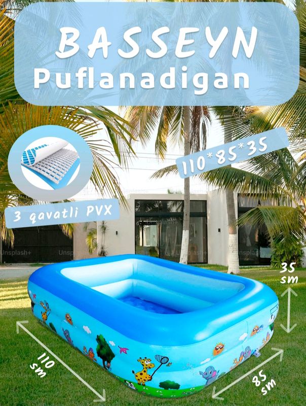 Kichkintoylar uchun basseyn 1+ sotiladi Kichkintoylar uchun basseyn 1+ sotiladi