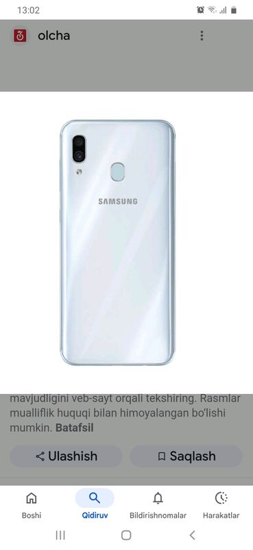 SAMSUNG A30