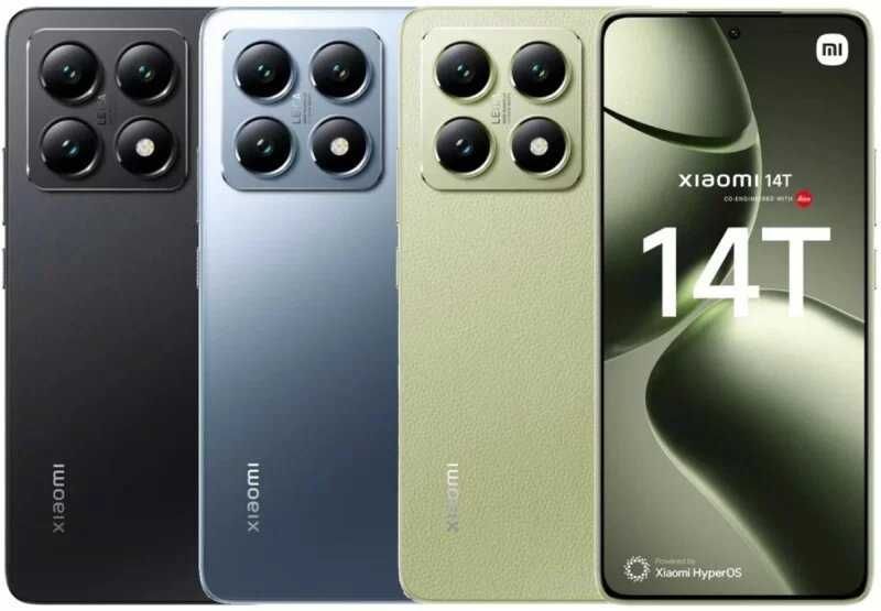 Xiaomi 14T 12/256GB 12/512GB Black/Blue/Limon Green Xiaomi 14T 12/256GB 12/512GB Black/Blue/Limon Green