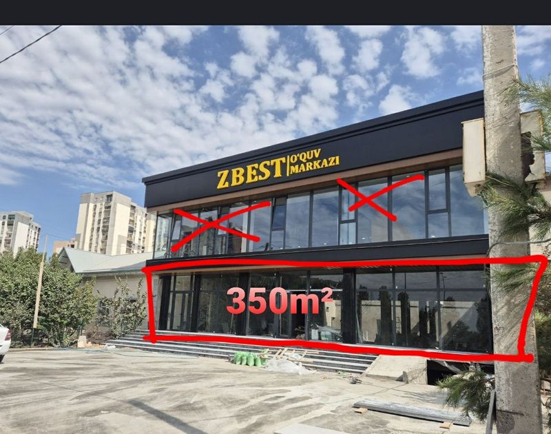 Аренда помещения 350м² Сергели под бизнес