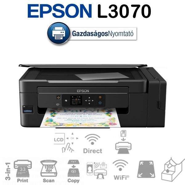 Принтер 3в1 epson эпсон