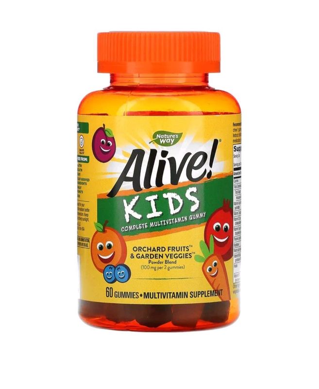 Детские мултивитамины Alive kids 60 шт