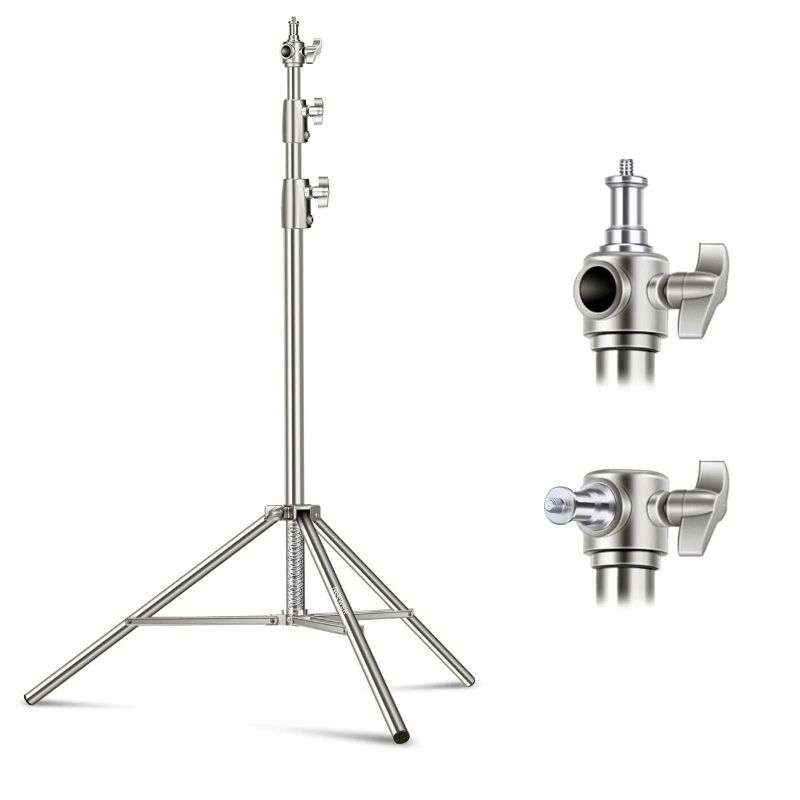 Standpro 9,2 фута/2,8 м стойка для освещения из нержавеющей стали. Standpro 9,2 фута/2,8 м стойка для освещения из нержавеющей стали.