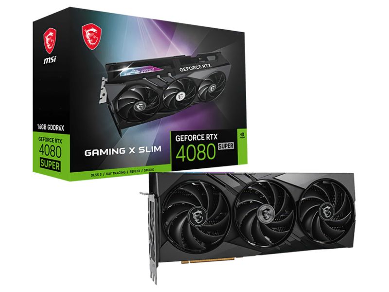Видеокарта MSI GeForce RTX™ 4080 Super 16G Gaming X Slim Видеокарта MSI GeForce RTX™ 4080 Super 16G Gaming X Slim