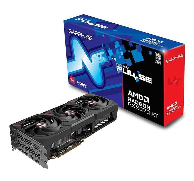 Видеокарта Sapphire AMD Radeon RX 9070 XT PULSE GAMING
