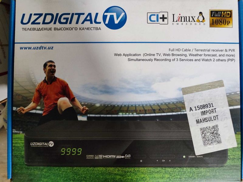 Дмв Антенна от UzdigitalTV и тюнер Дмв Антенна от UzdigitalTV и тюнер