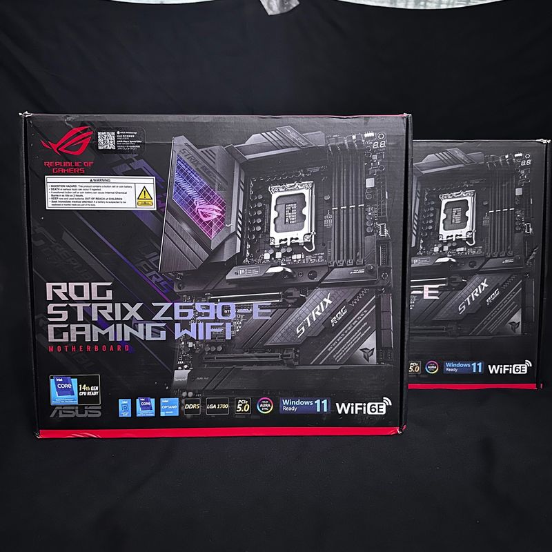 Asus Rog Strix Z690-E Gaming Wifi материнский плата Asus Rog Strix Z690-E Gaming Wifi материнский плата