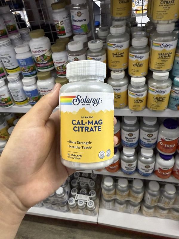 Solaray Calcium Magnesium Citrate 90capsules Solaray Calcium Magnesium Citrate 90capsules
