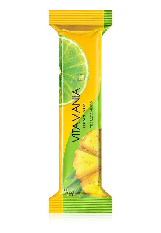 Твердое мыло «Ананас и лайм» Vitamania Твердое мыло «Ананас и лайм» Vitamania
