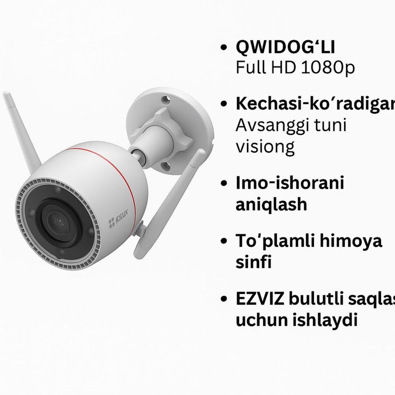 Ezviz h3c dastavkasi bilan