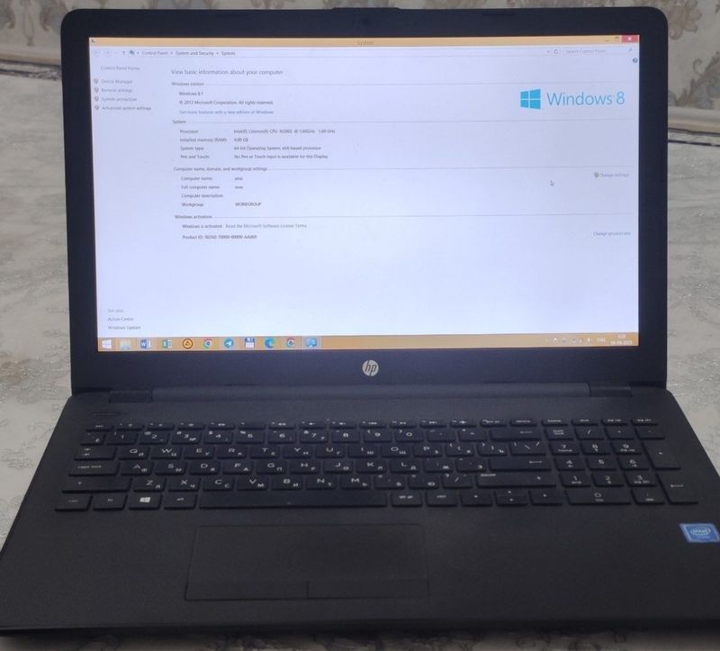HP. ofis ishlari uchun ajoyib noutbuk! 4/512gb HP. ofis ishlari uchun ajoyib noutbuk! 4/512gb