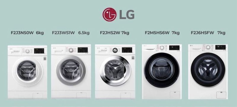 Стиральная машина LG 7/6 Kg все модели есть горантия 10 год