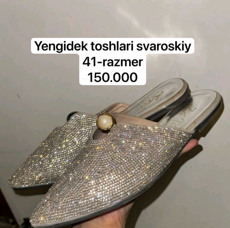 turetskiy oyoq kiyim 40-41 razmeri yengidek