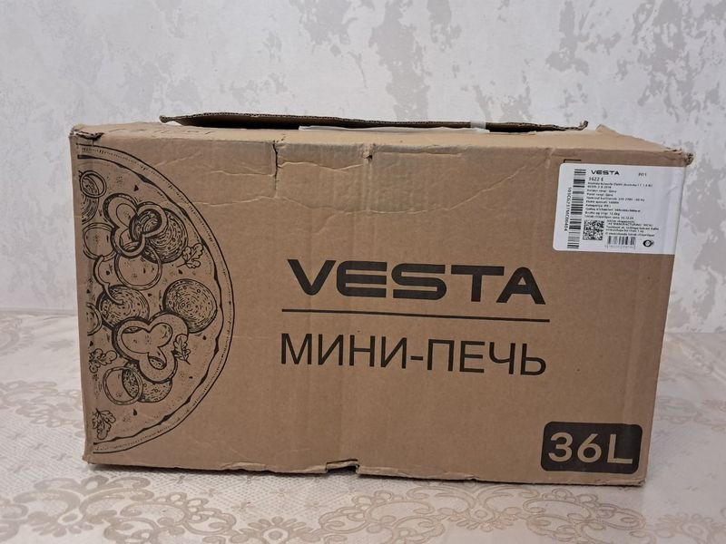 Vesta, Мини-печь 36 л с гарантией Vesta, Мини-печь 36 л с гарантией