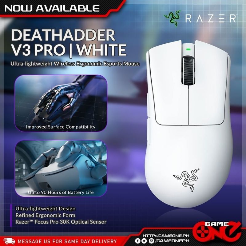 СКИДКА! Razer Deathadder V3 PRO Superlight Беспроводная мышка/мышь