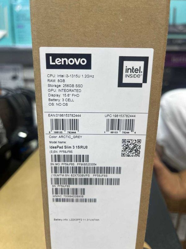 Lenovo IdeaPad Slim 3 15IRU8 И Lenovo Idea PAD 1 15IJL7