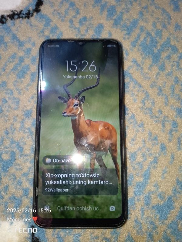 Redmi 9A kafolati bilan