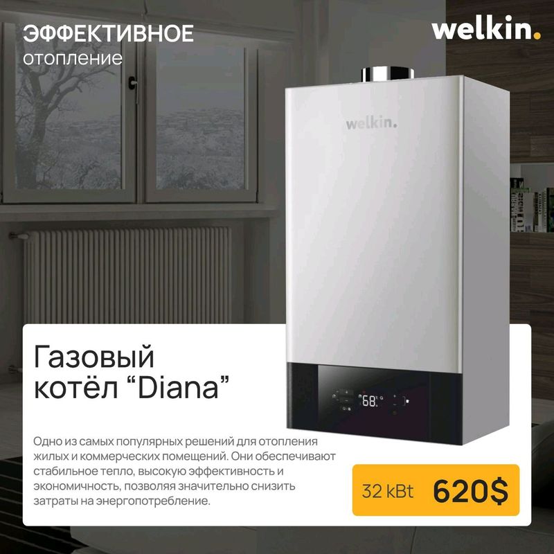 Газовый котел Welkin Diana 32 кВт