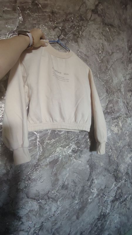 Укороченная толстовка Зара zara