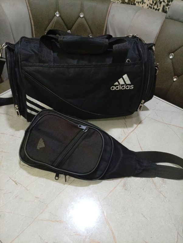 Adidas Спортивная сумка + Барсетка через плечо