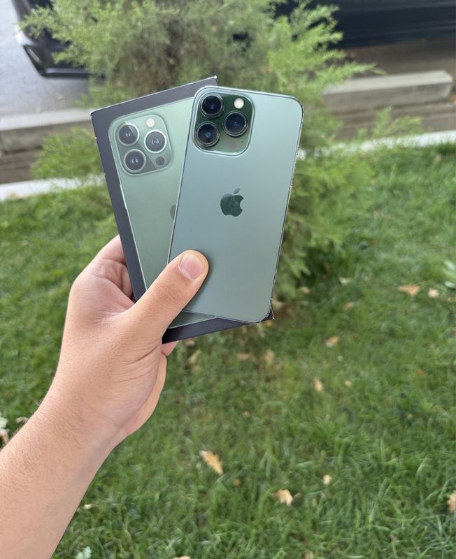 Iphone 13 Pro green 256gb Ideal usta kormagan yomkst 79 karopkasi bor Iphone 13 Pro green 256gb Ideal usta kormagan yomkst 79 karopkasi bor