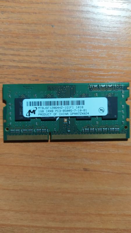 RAM память ноутбука 1 GB DDR3 RAM память ноутбука 1 GB DDR3