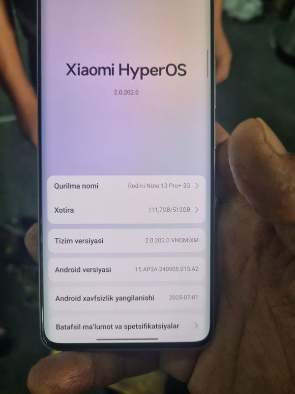 Redmi not 13 pro+