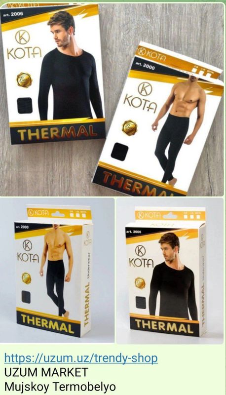 Thermobelyo mujskoy KOTA COLD THERMO