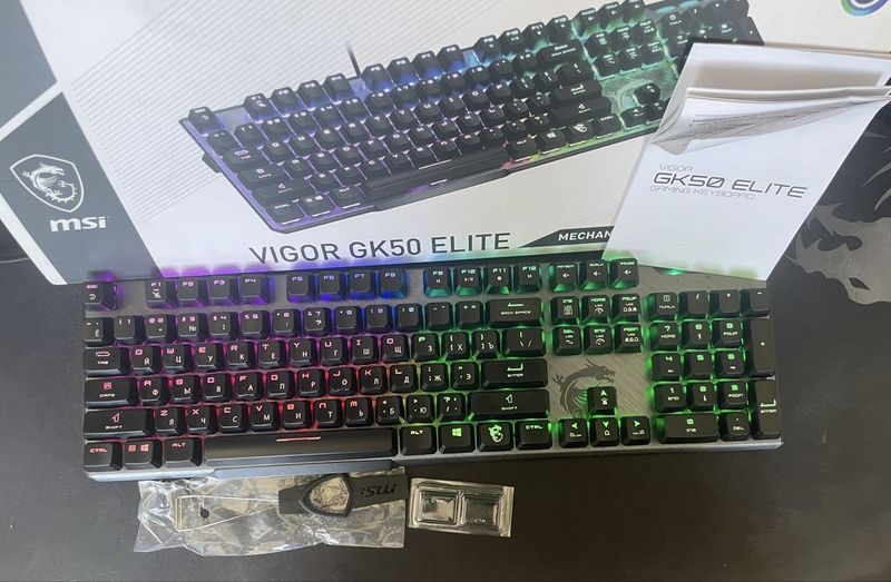 Механическая клавиатура Msi vigor gk50 elite Механическая клавиатура Msi vigor gk50 elite