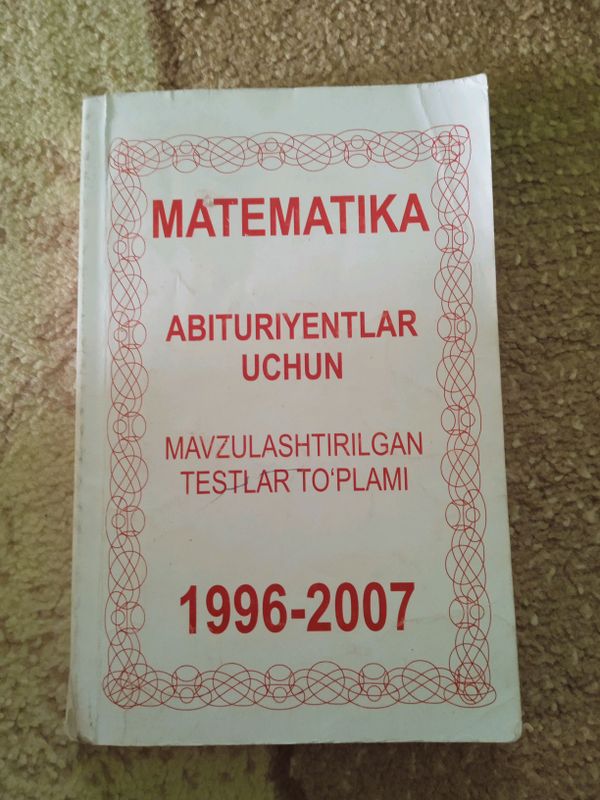 Abituriyentlar uchun Matematika Asos Abituriyentlar uchun Matematika Asos