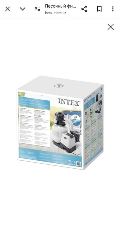 Песочный фильтр насос 6000лч Intex 26646 Песочный фильтр насос 6000лч Intex 26646