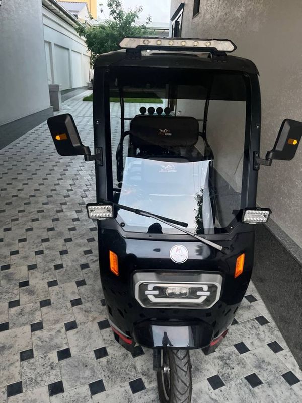 Elektoro motosikl. Trisikl