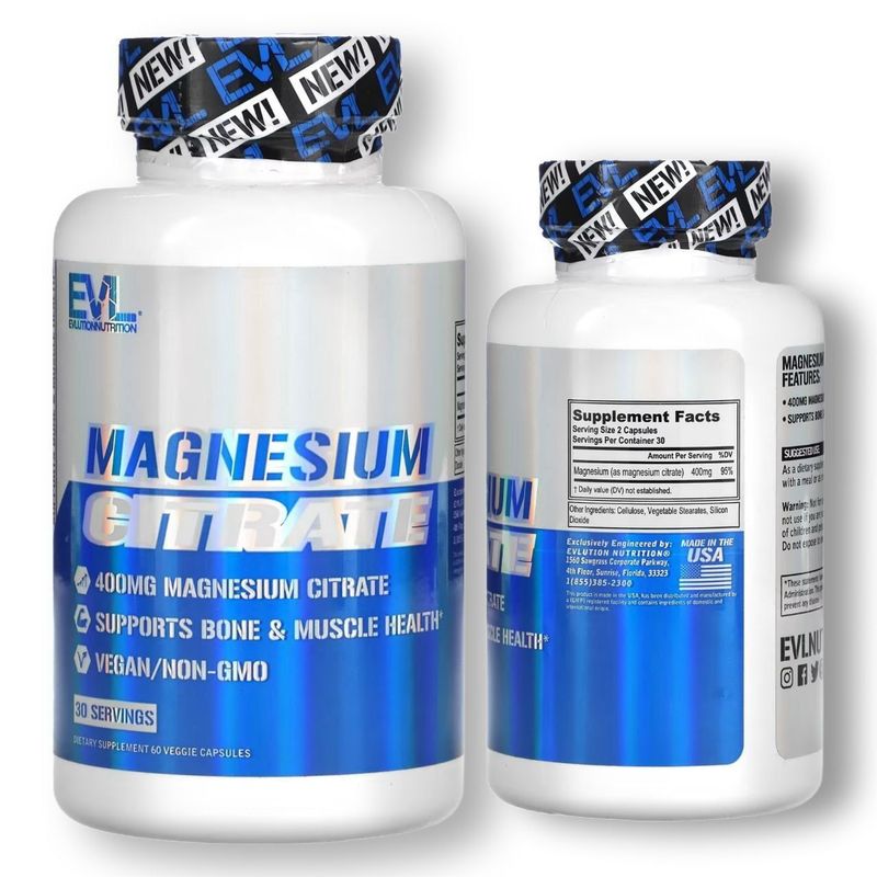 Цитрат магния, EVL, Magnesium Citrate 60 таб