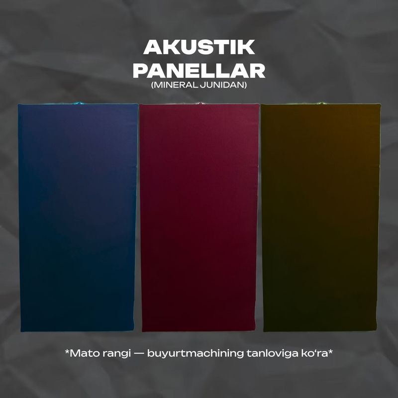 Akustik panellar Akustik panellar