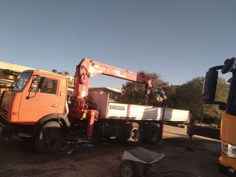 Manyuplyatir kamaz 18 mt 6,3 tona xolatai zor ustanovka kran 2008