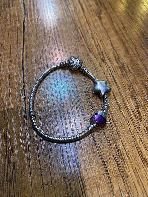 Pandora браслет серебро