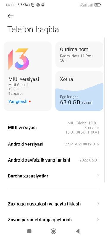 Redmi note 11 pro +5G Redmi note 11 pro +5G
