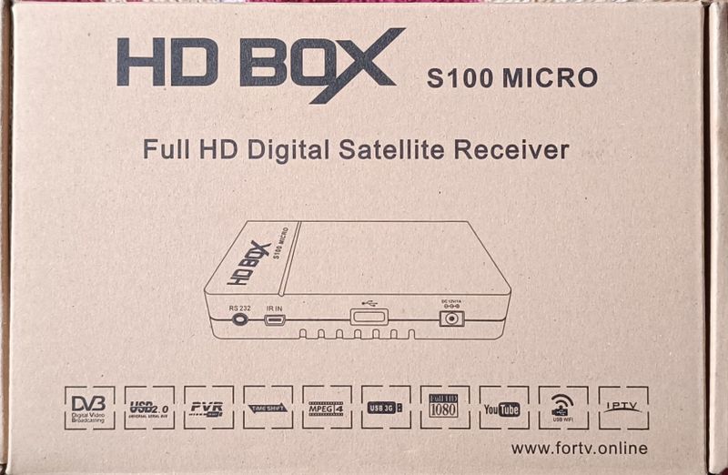 Продается спутниковый тюнер HD BOX s 100 micro