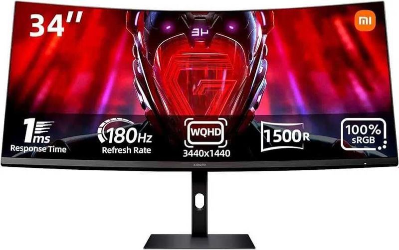 Монитор Xiaomi Curved Gaming G34WQ 34 180Hz