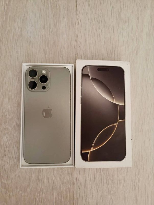 Iphone 16 pro max natural titan
