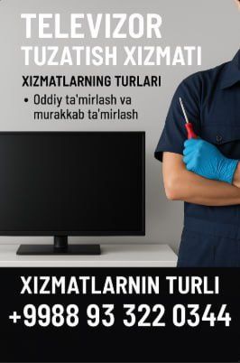 Televezor tuzatish xizmati Televezor tuzatish xizmati