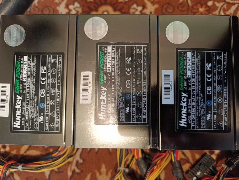 Orginal Huntkey Blok Pitaniyalar 500-550W Orginal Huntkey Blok Pitaniyalar 500-550W