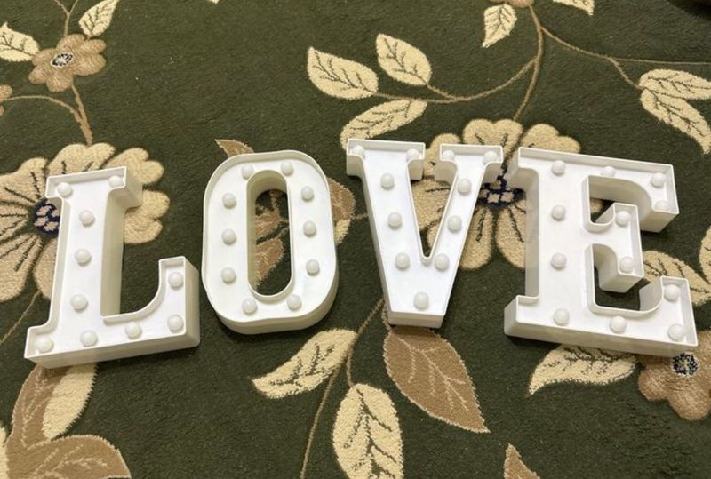 светильники буквы love для декора для комнаты светильники буквы love для декора для комнаты