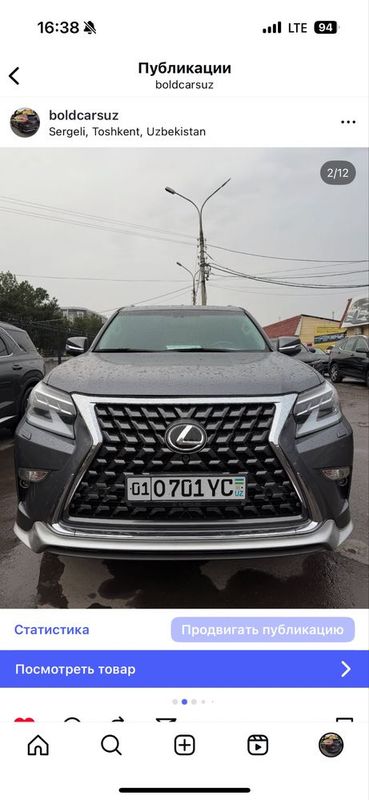 Lexus gx460 sotiladi Lexus gx460 sotiladi