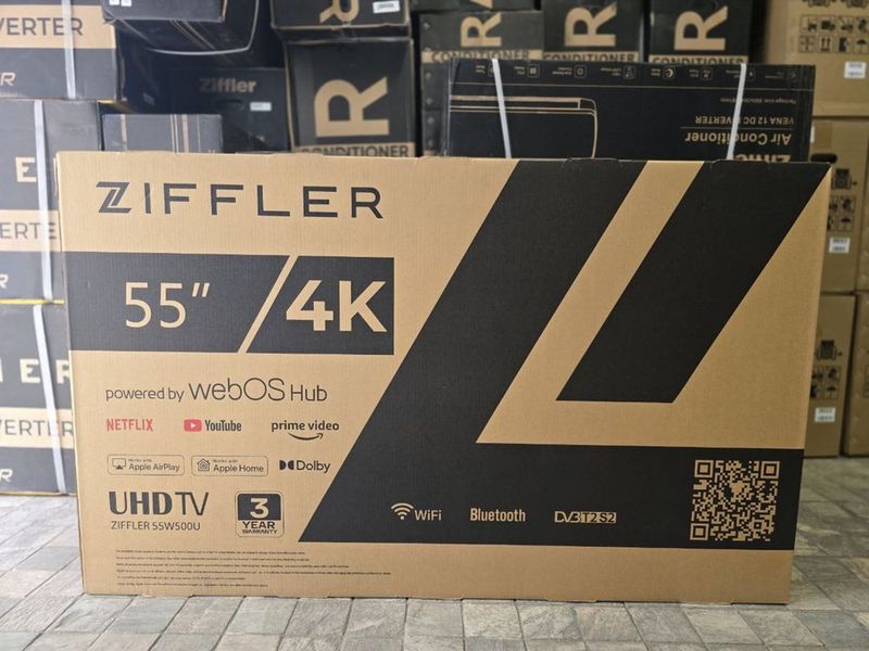 Телевизор ZIFFLER 55 W500U 4K SMART WebOS Доставка бесплатно Телевизор ZIFFLER 55 W500U 4K SMART WebOS Доставка бесплатно