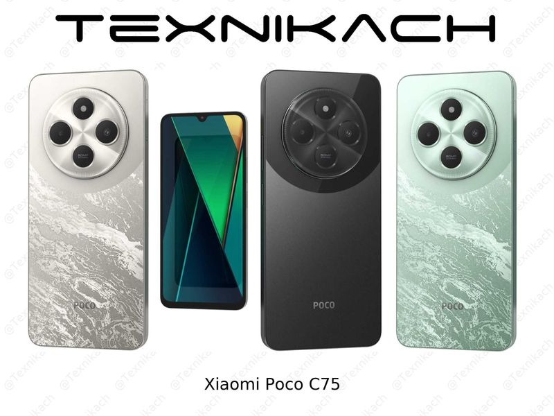 Yangi • Xiaomi Poco C75 • Dastavka