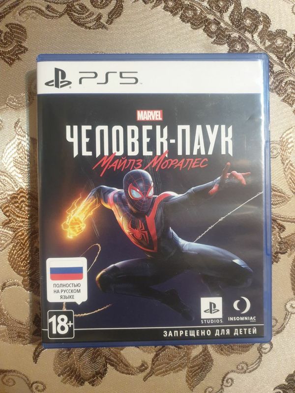 диск человек паук на плейстейшн 5