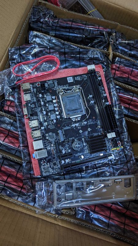 Материнская Плата Intel H61 Новая с поддержкой M.2 NVME/NGFF SSD Материнская Плата Intel H61 Новая с поддержкой M.2 NVME/NGFF SSD